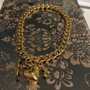 Thick GOLD like new Juicy Couture necklace